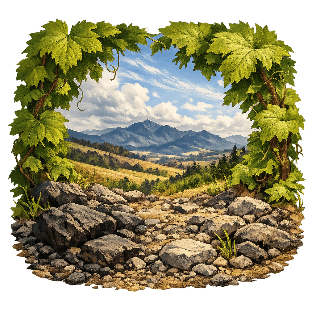 Detailed graphic of the McMinnville wine region.