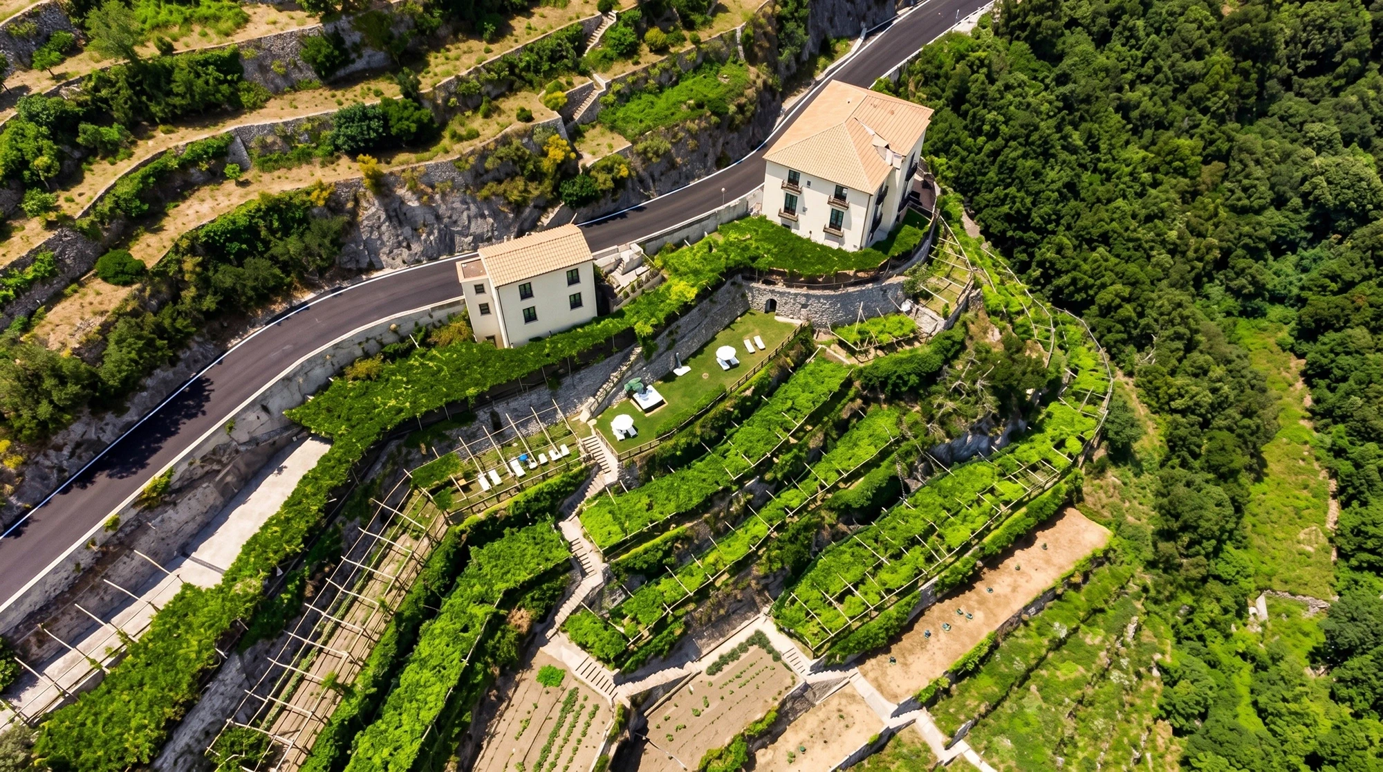 Hillside estate on the Amalfi Coast