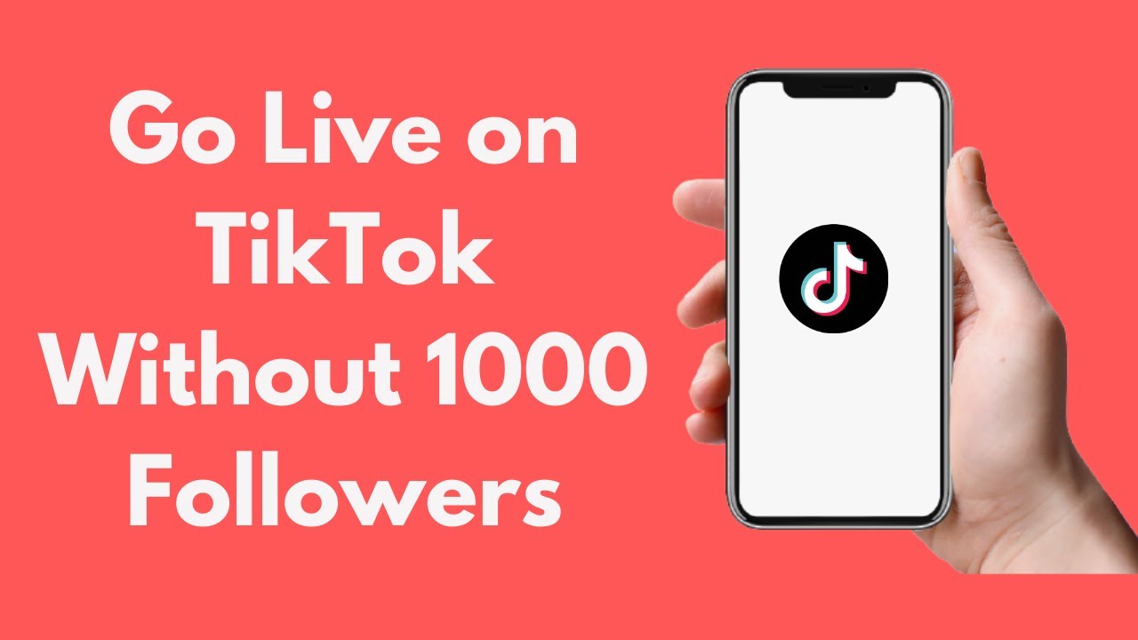 How to go life on tiktok without 1000 followers