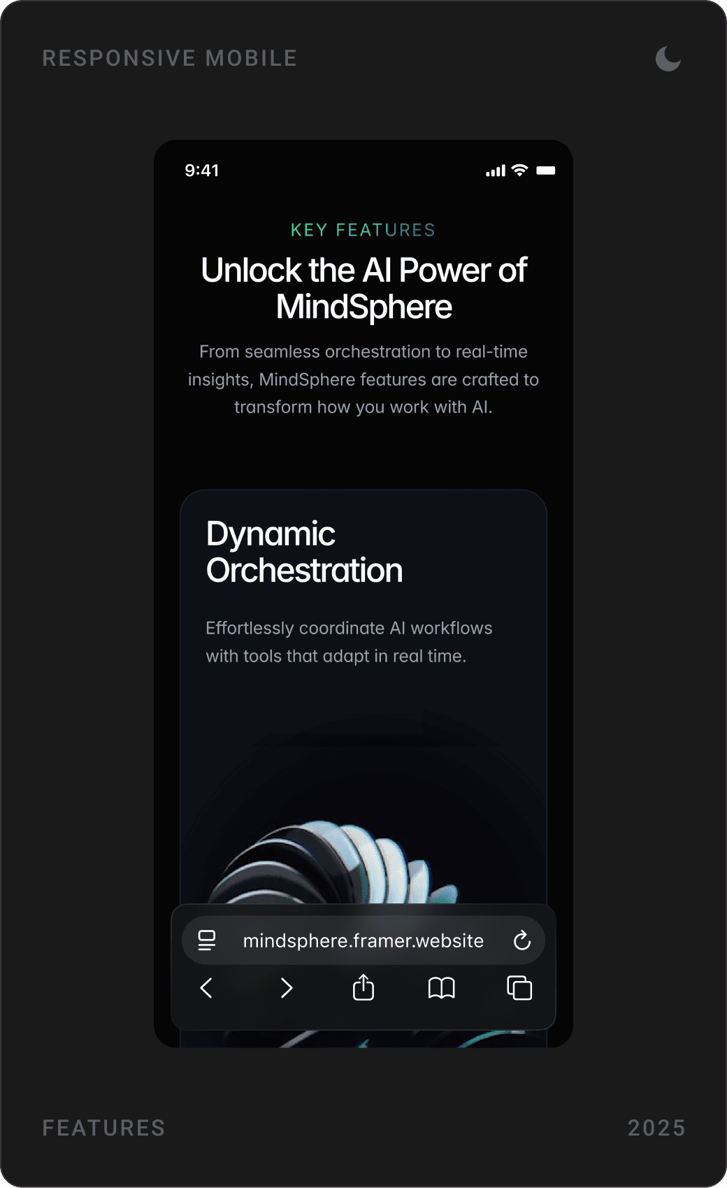Innovative AI Feature Showcase Mobile Design
