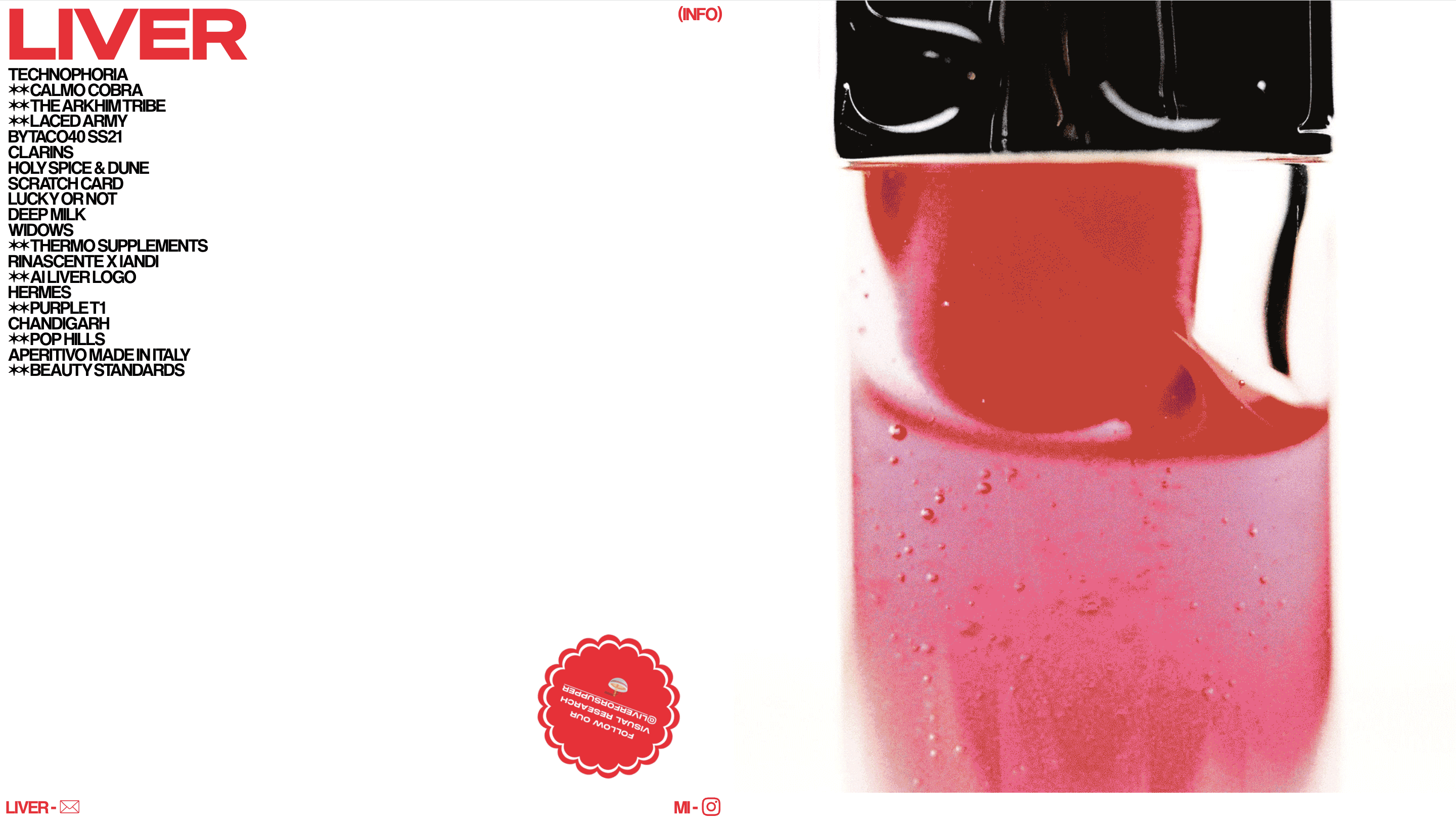 Curated website showcase highlighting contemporary visual direction.