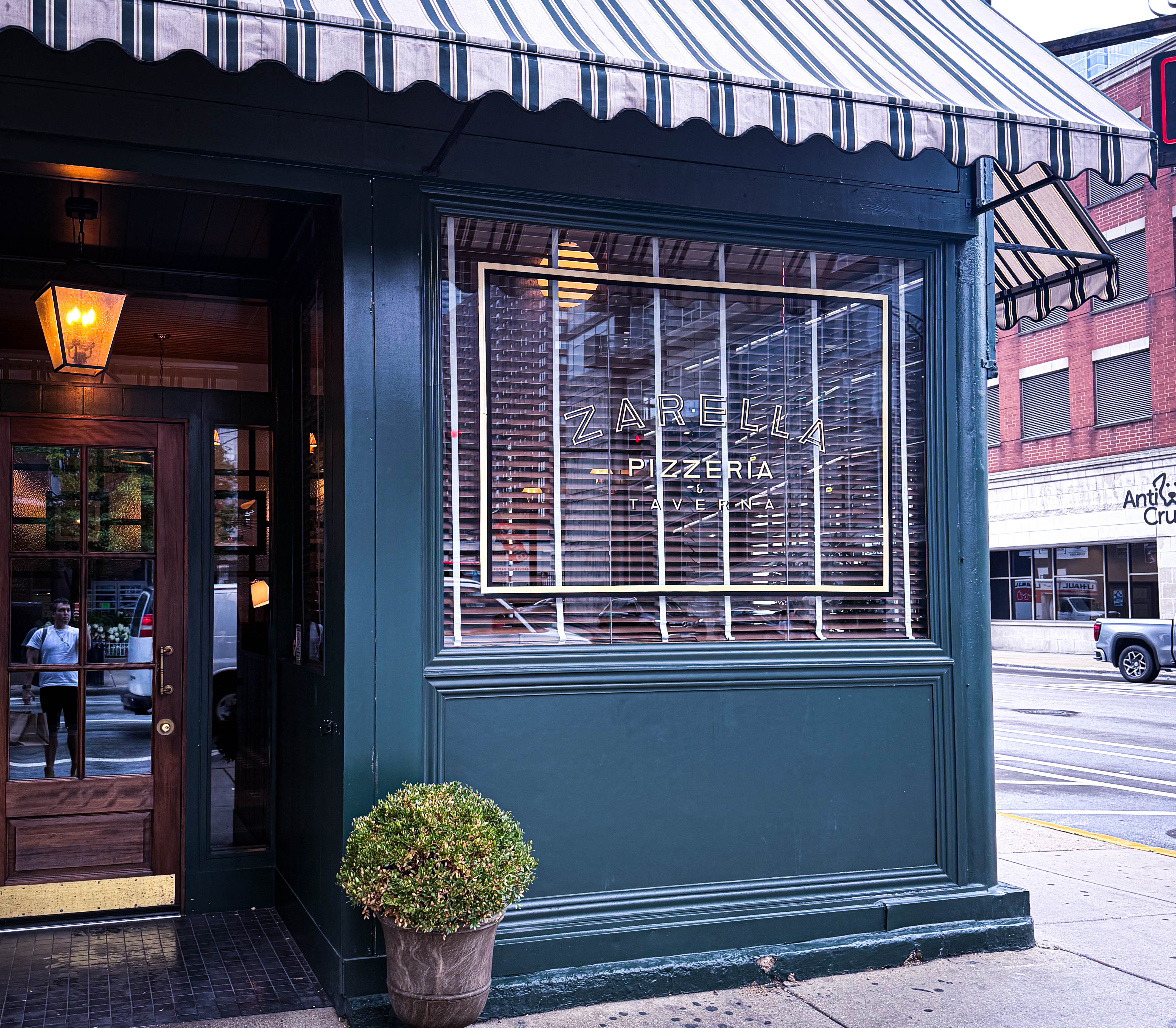 The exterior makes the spot look like a quaint neighborhood joint, but it hides a rather large dining space on the inside.