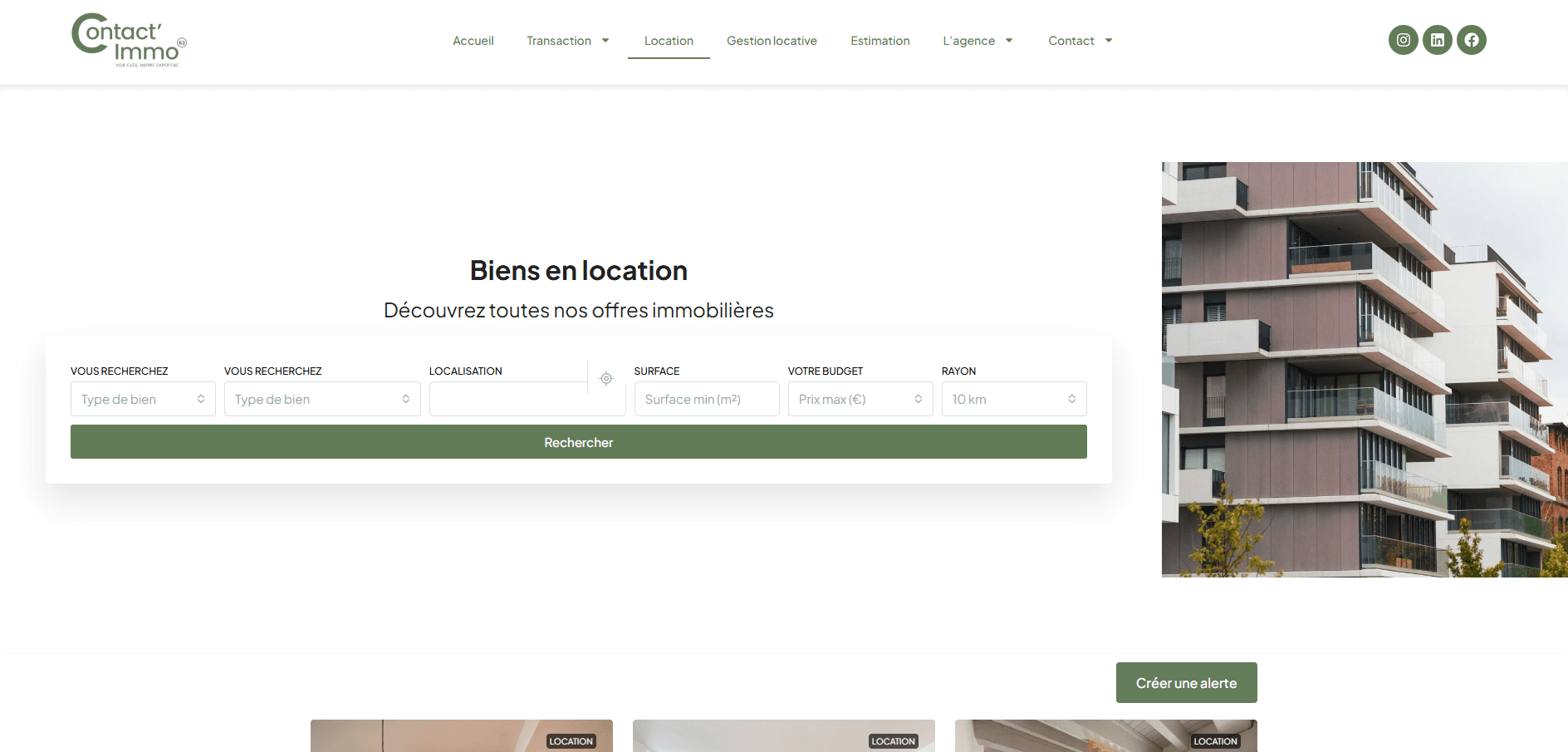 Agence Contact Immo : vue 2