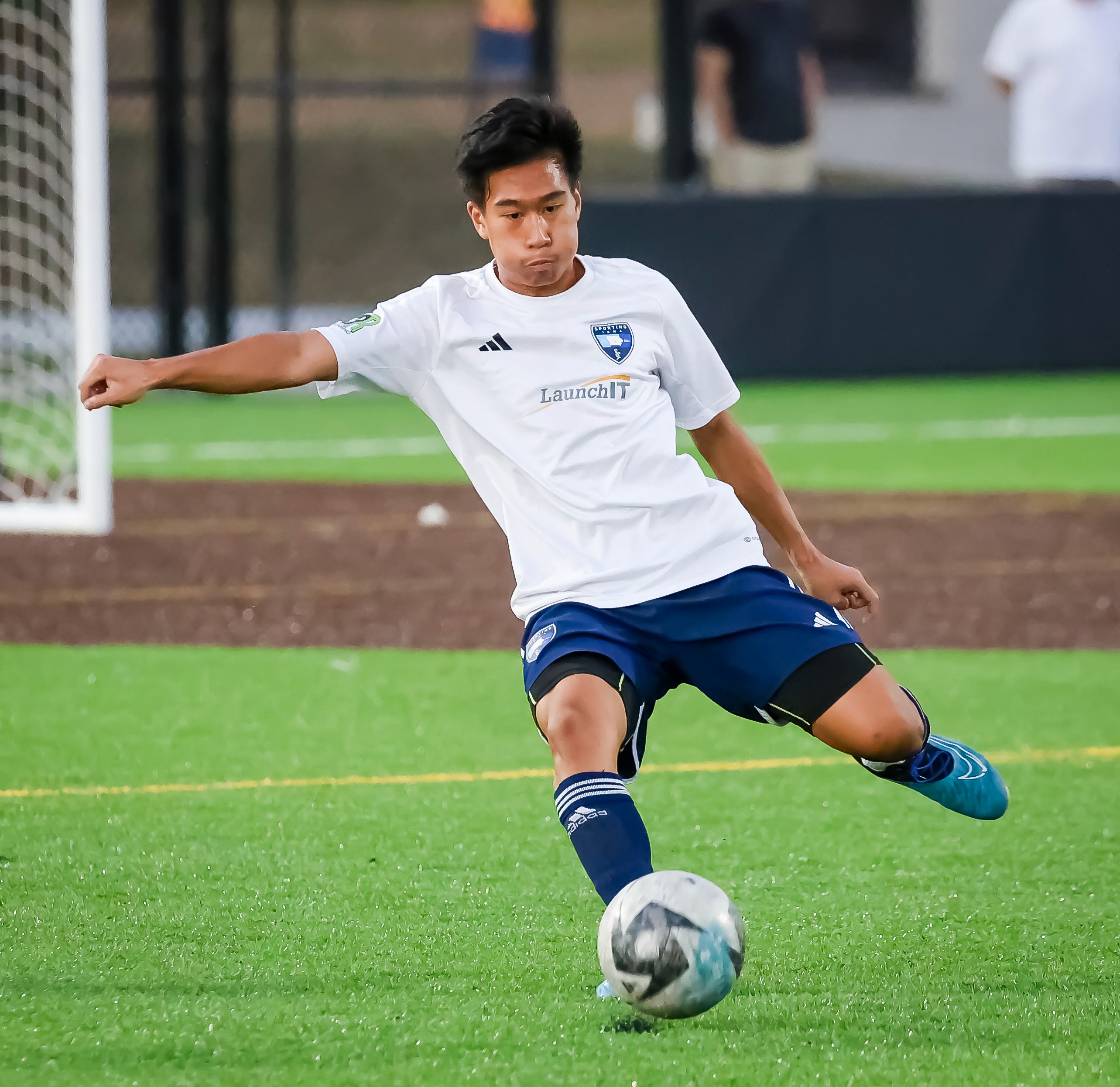 people walking in a hallway