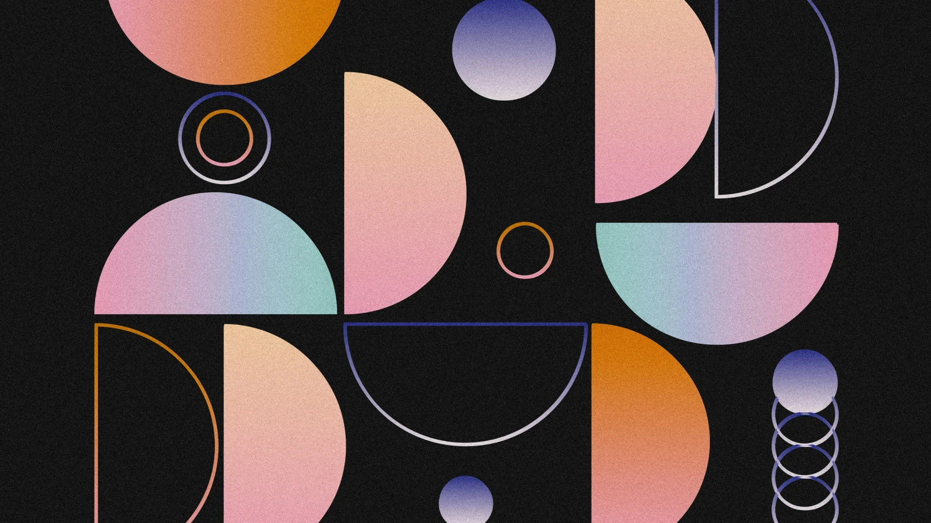 a black background with an abstract design