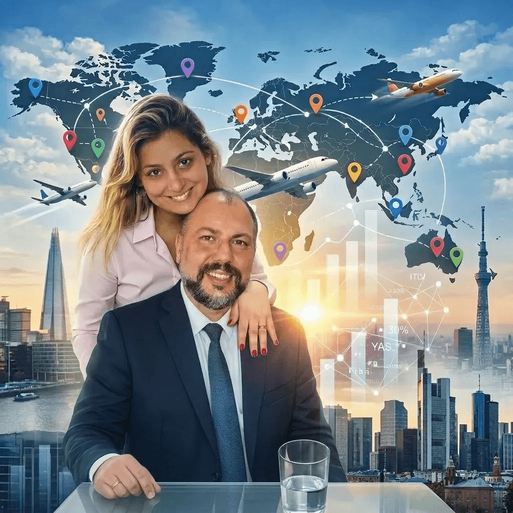 person sitting in a chair in front of a man