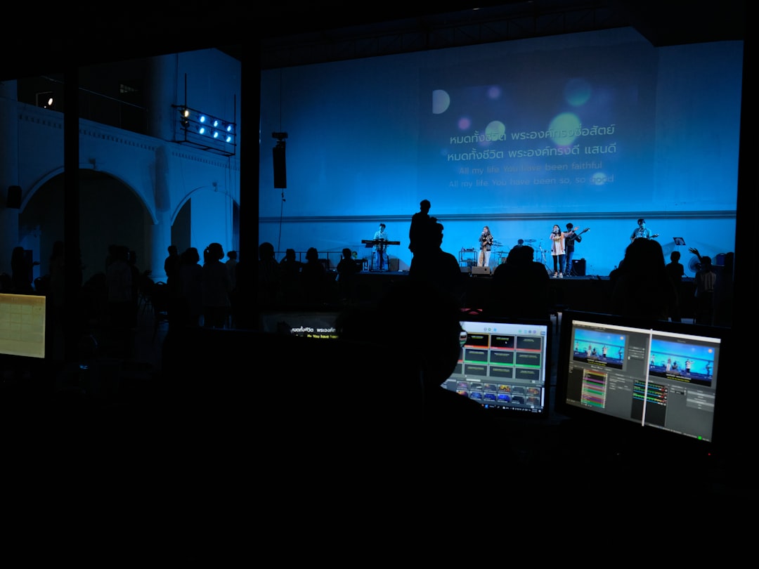 a group of people on a stage