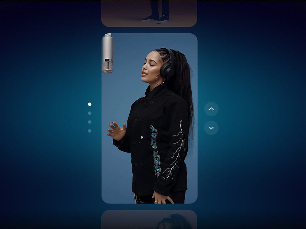 Capture d'écran du component Framer Scroll Video Slider