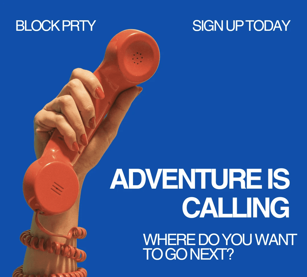 Block Prty Sign up