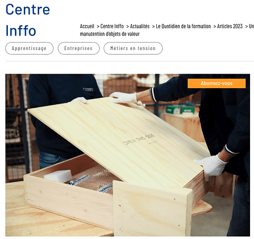 Inffor Center article