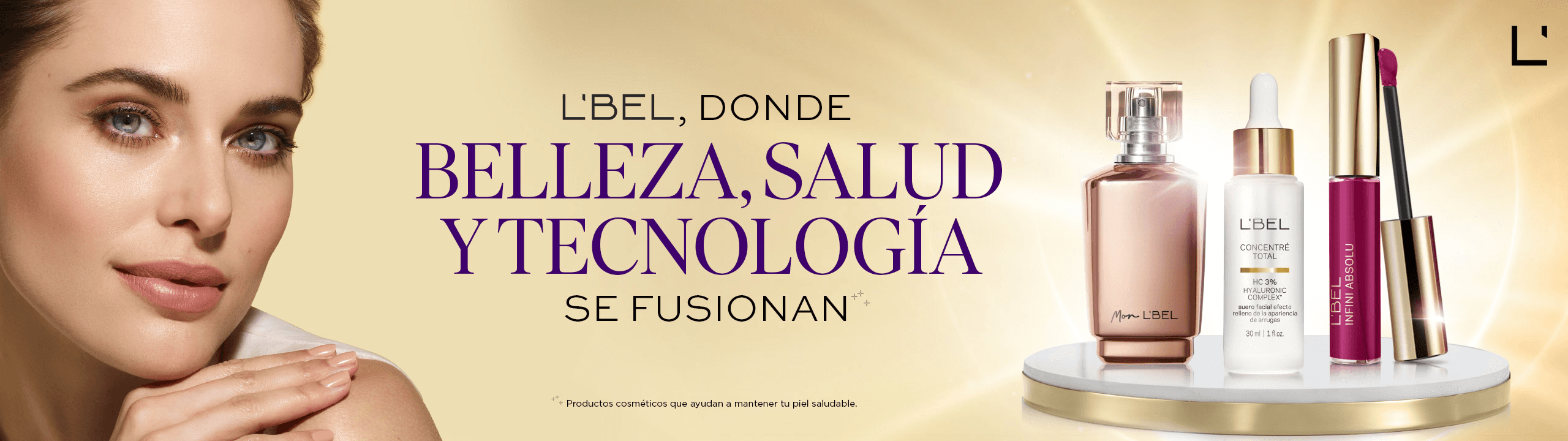 Banner promocional L'BEL catálogo