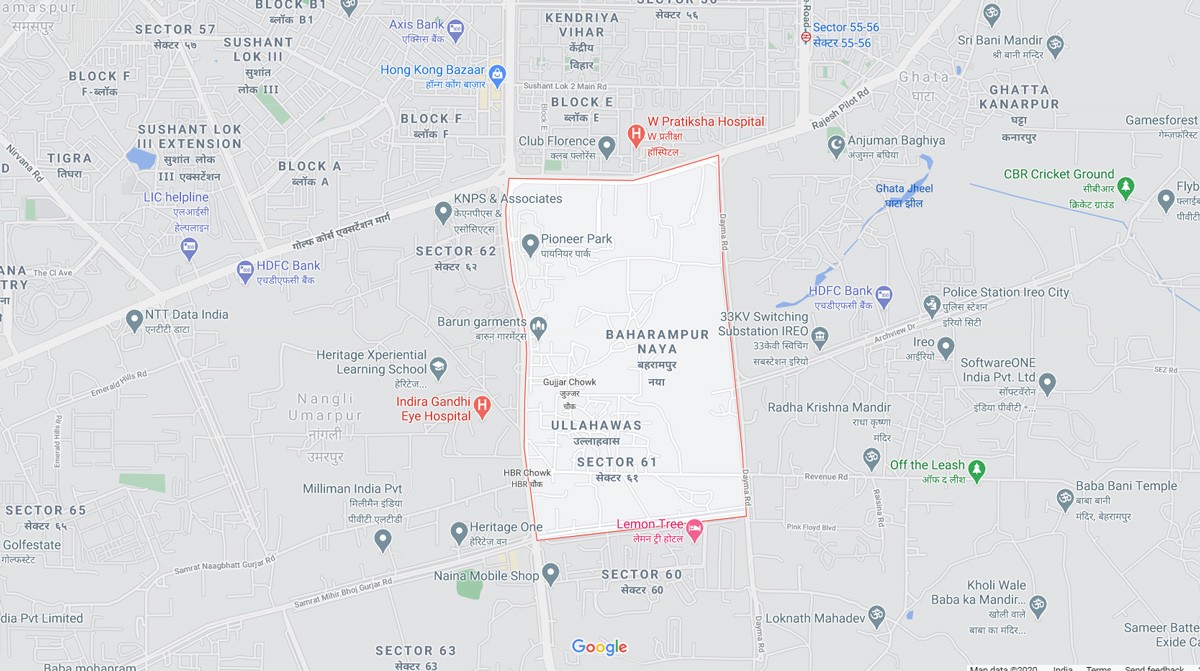 M3M Bliss Low Rise Floors Location Map