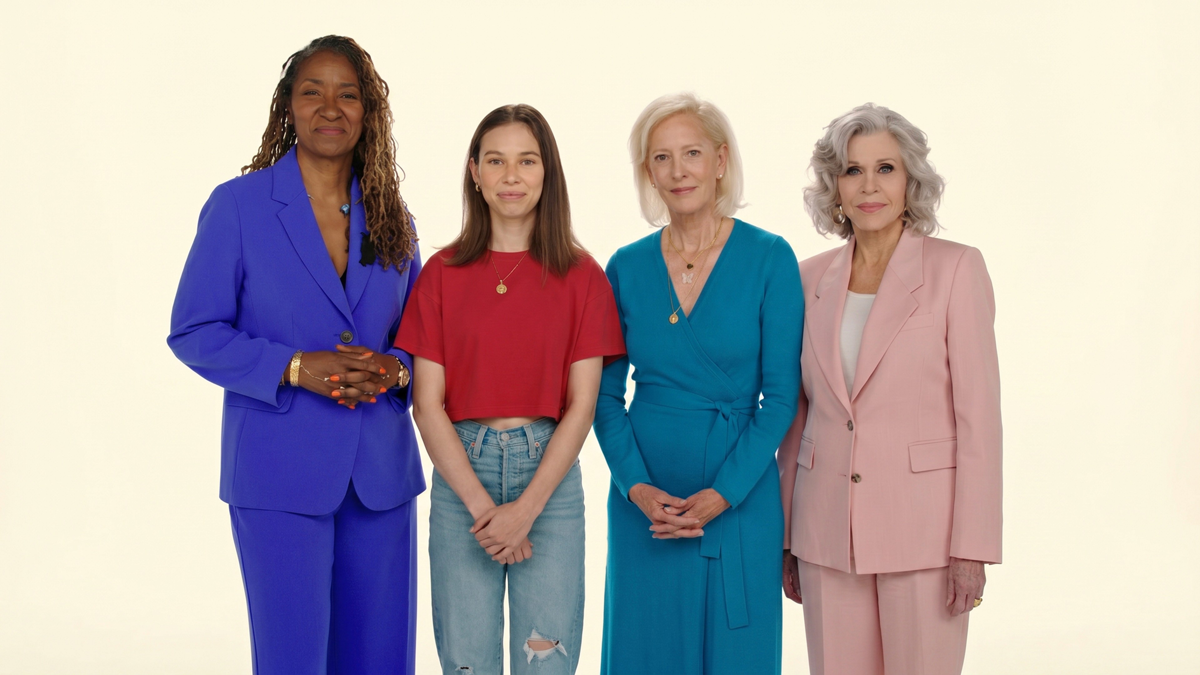 Supervisor Holly Mitchell, activist Nalleli Cobo, philanthropist Wendy Schmidt, and actor and activist Jane Fonda