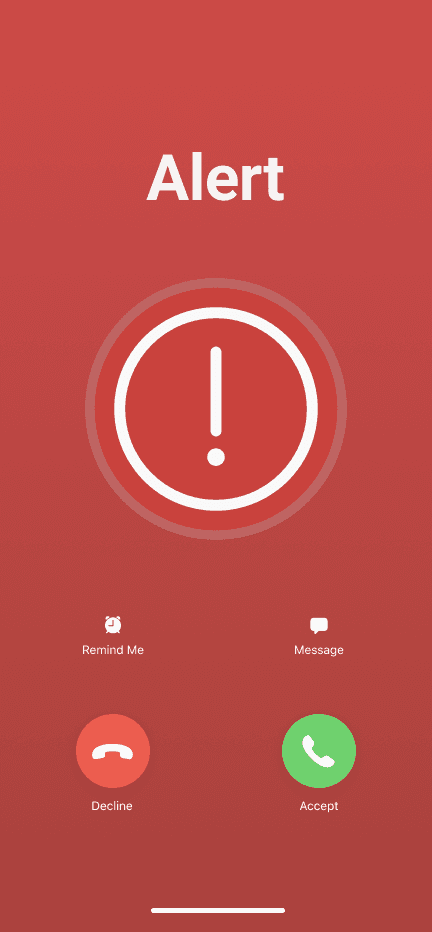 A close-up of a mobile chat view