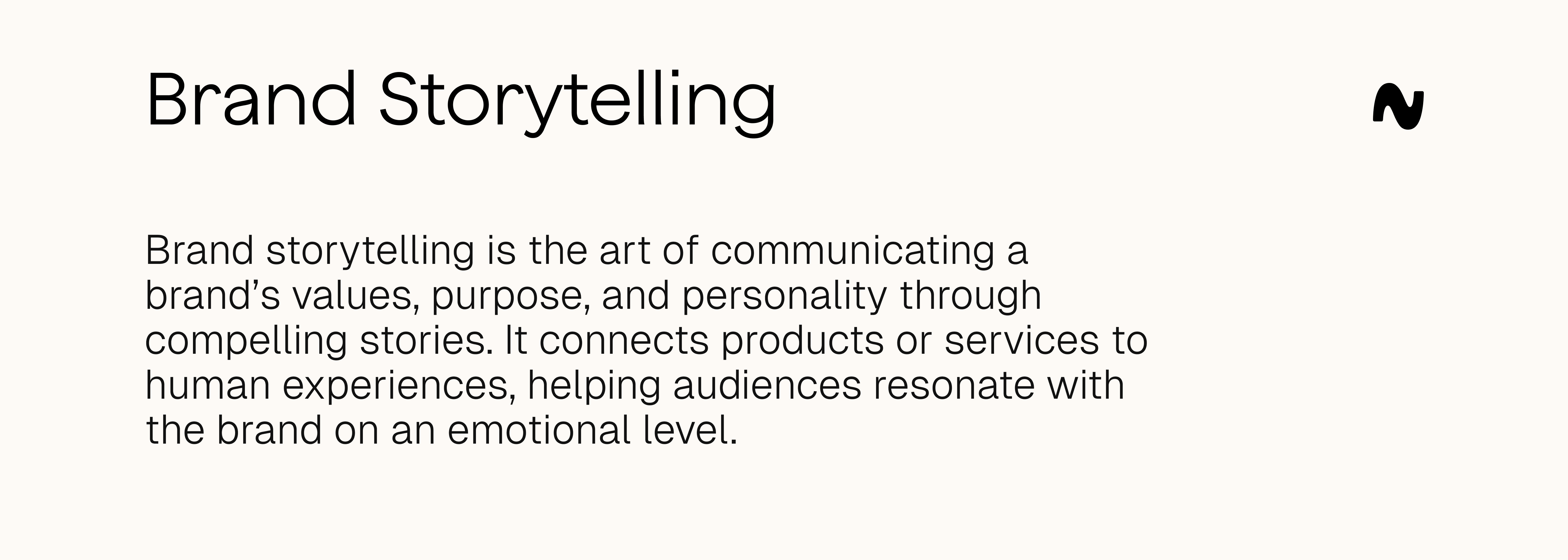 Brand storytelling definition