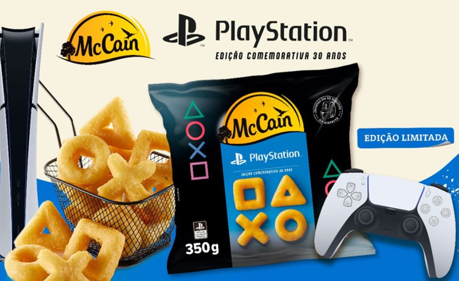 McCain transforma os ícones de PlayStation em batata frita