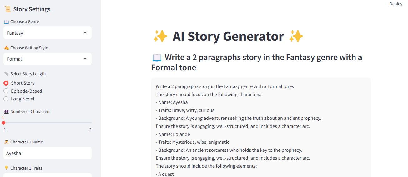 Story Generator