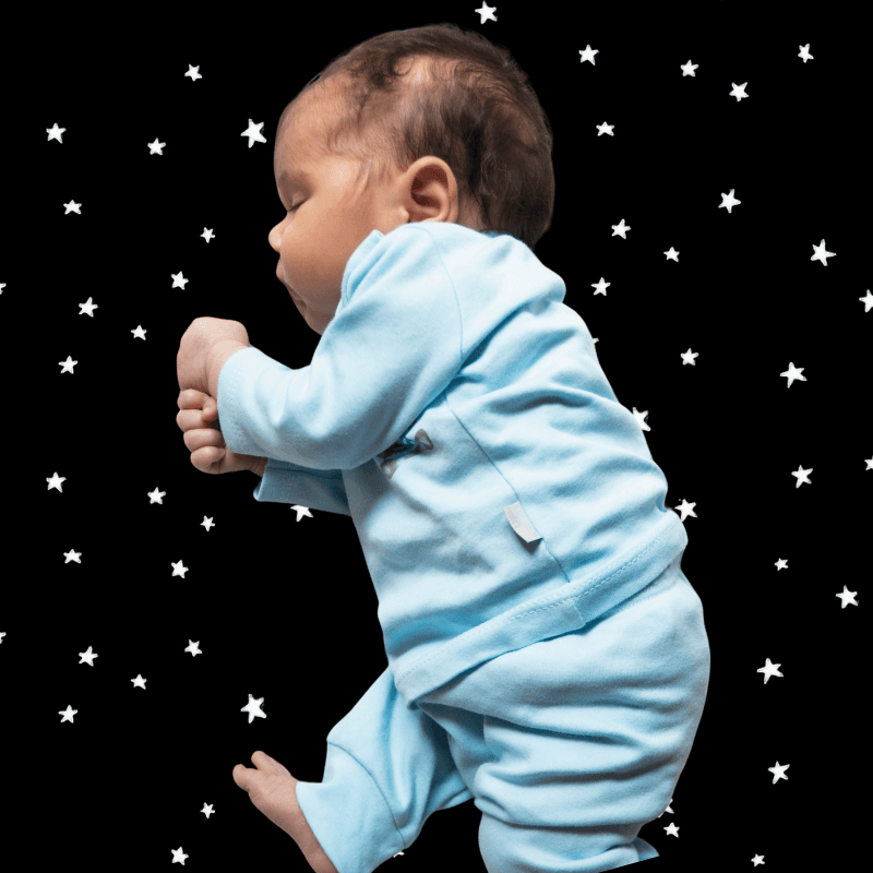 Baby put to sleep by a Tampa Night Nurse
