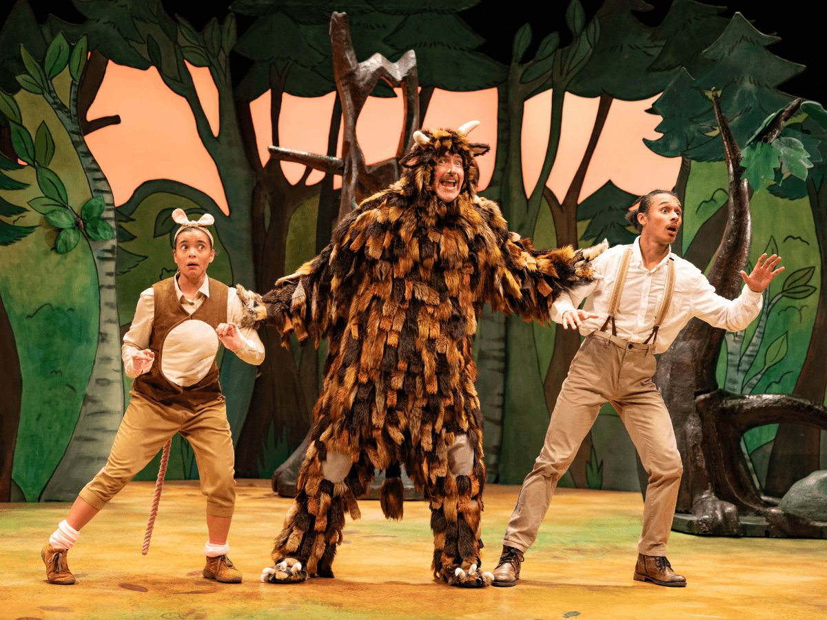 The Gruffalo production image from the 2024 stage production