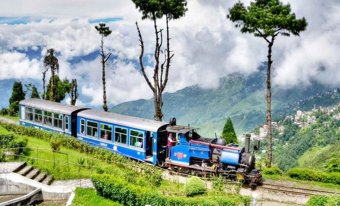 Mountain toy train ride