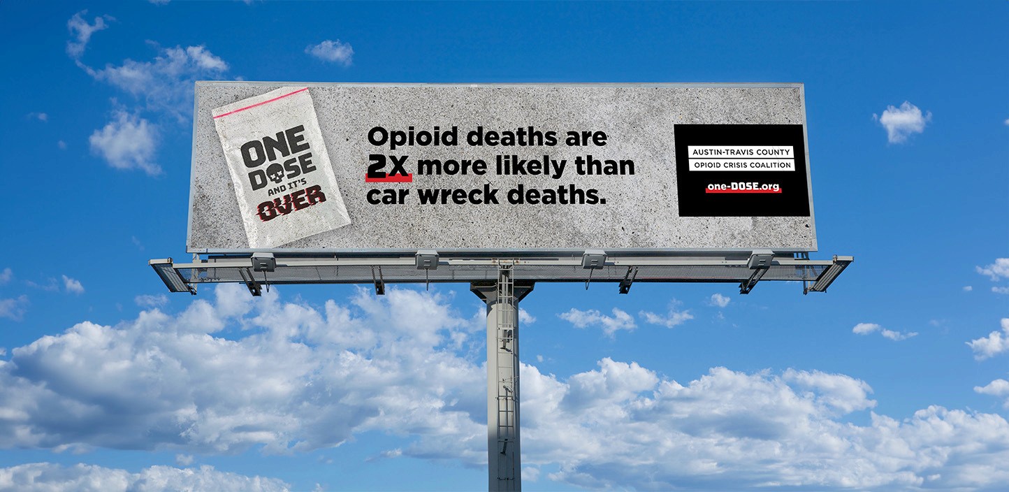 out of home billboard ad for public health campaign