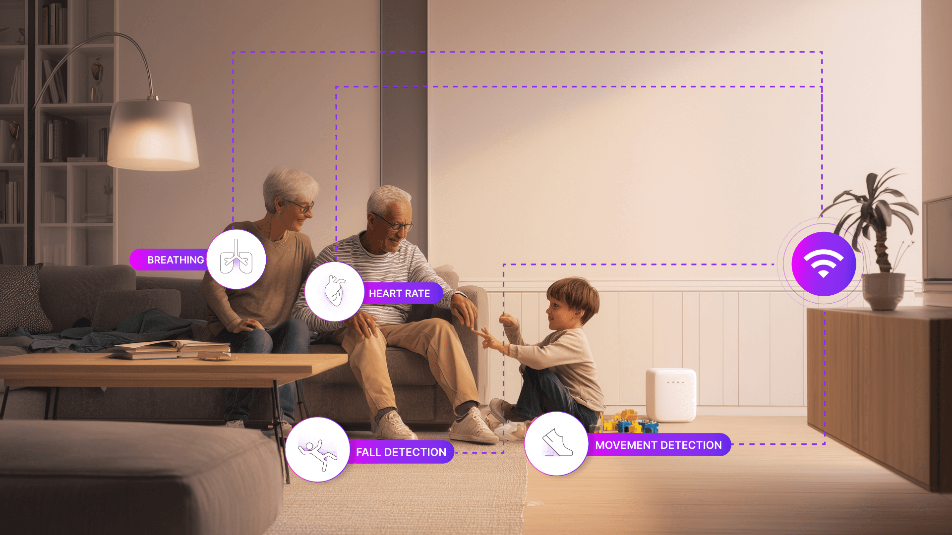 Elderly monitoring in a smart home environment with WiFi-based sensing