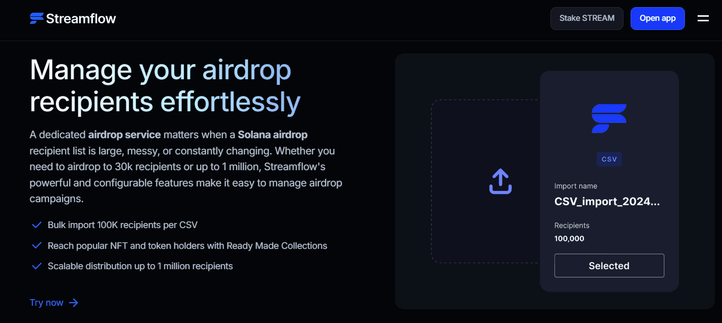 How to Run a Solana Airdrop With the Streamflow App