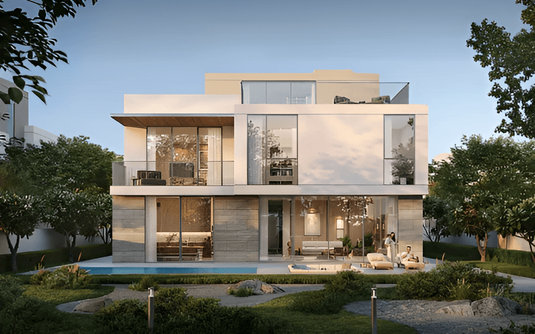 Ovelle villas at The Valley, showcasing modern architecture amidst lush greenery and serene surroundings.