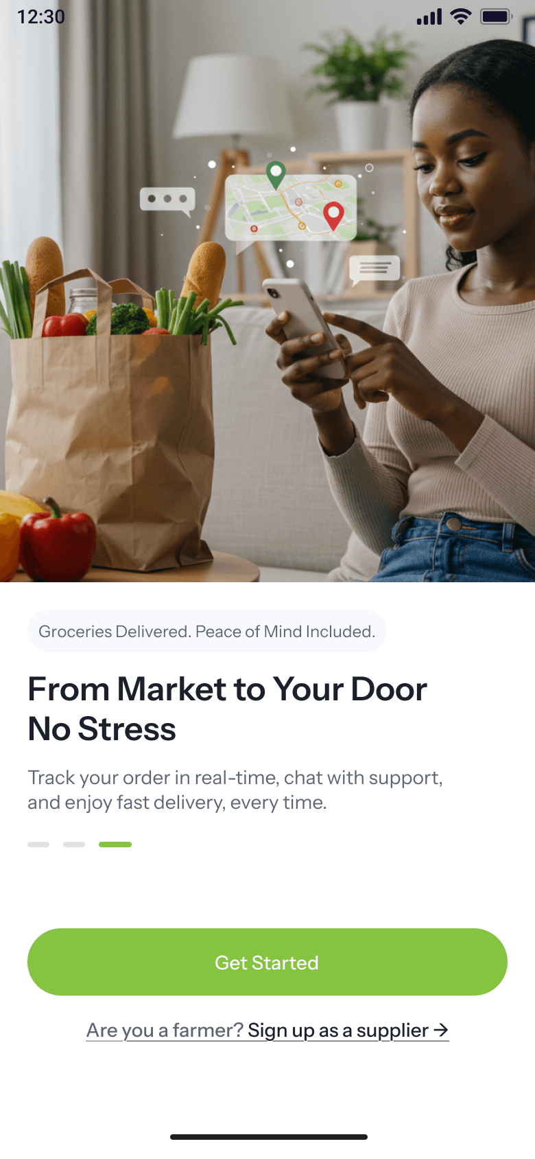 Splash & Onboarding, screen 4