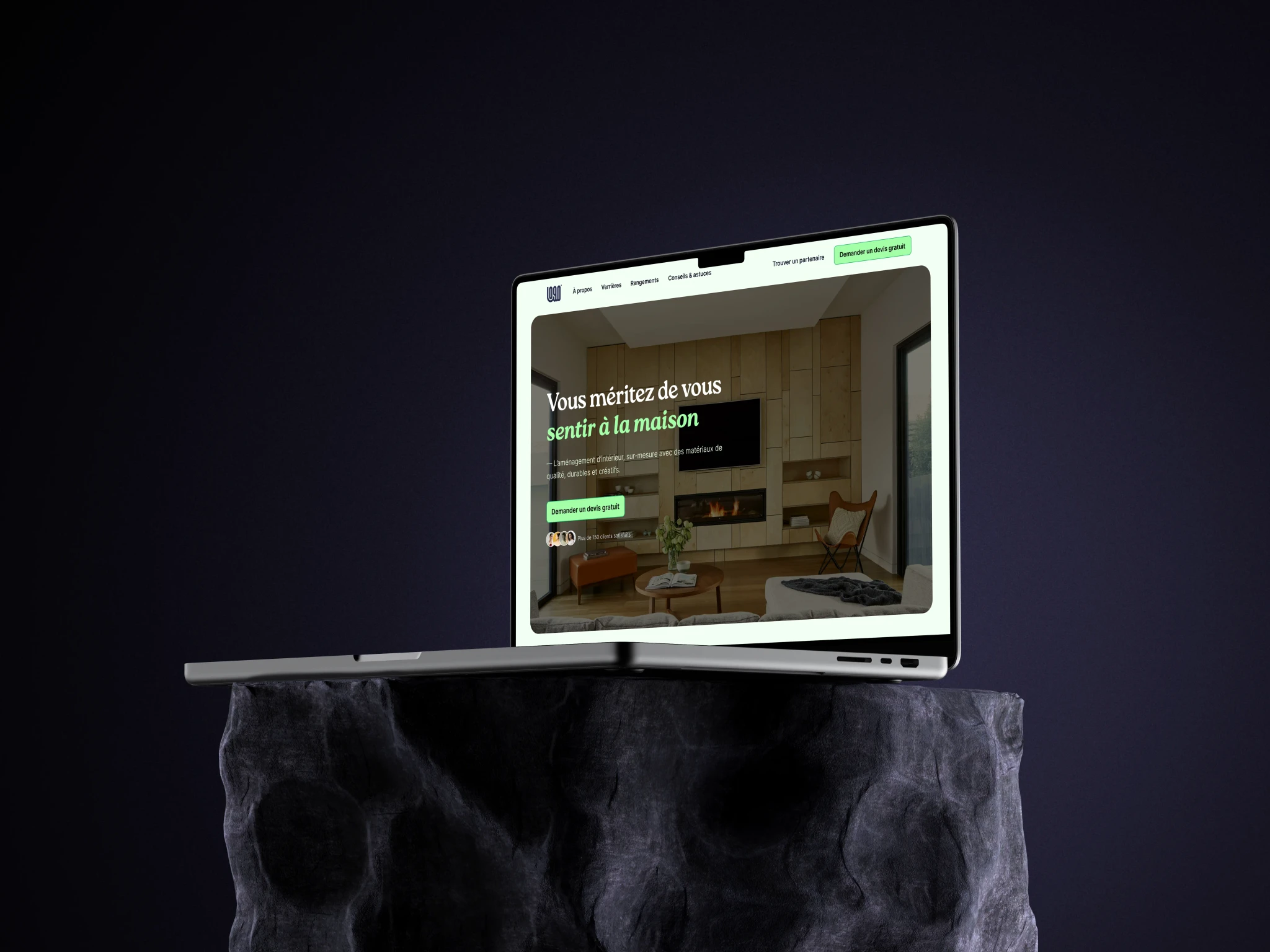 Website maquette Mockup