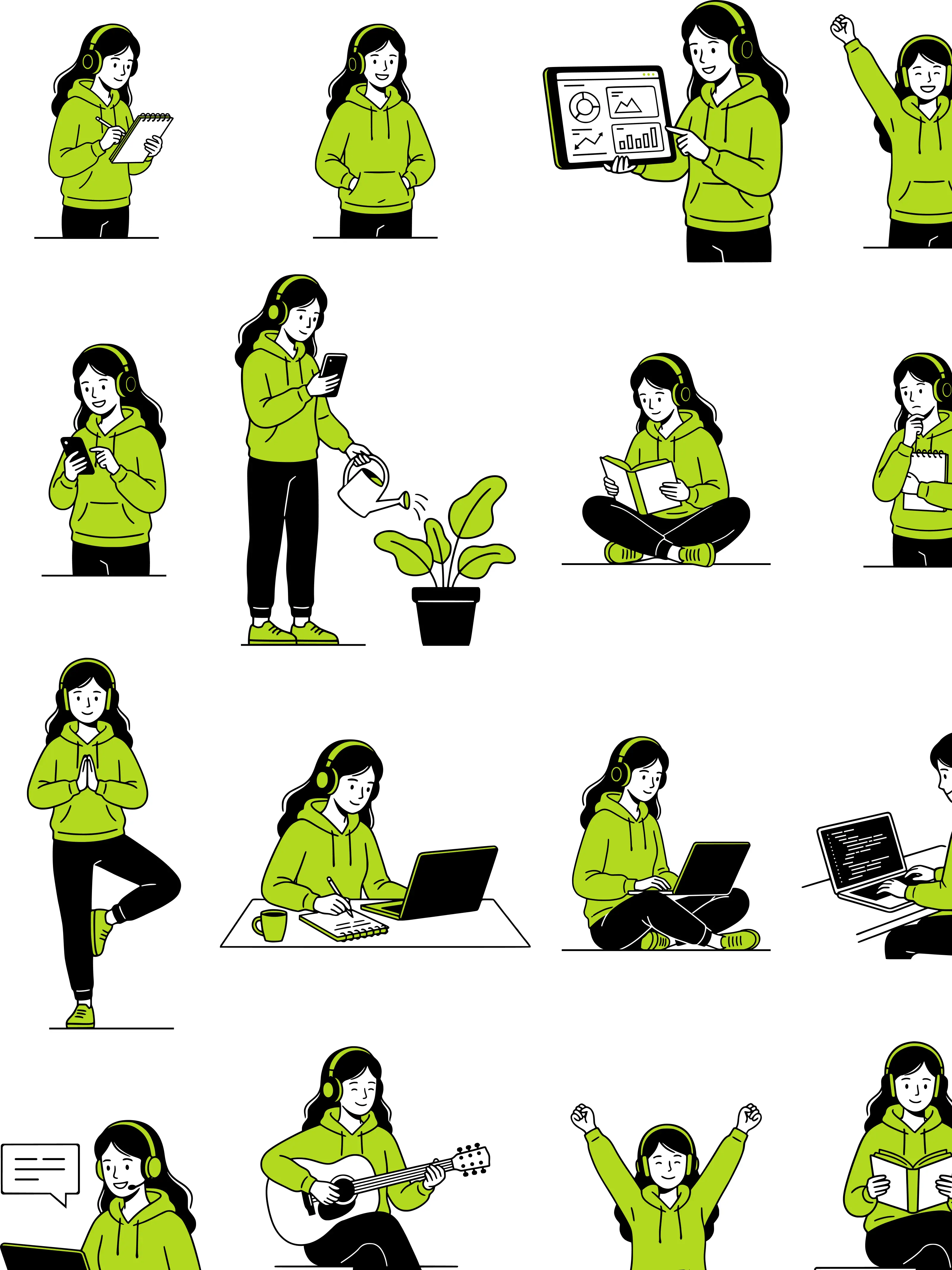 Young girl with backpack walks on dirt path