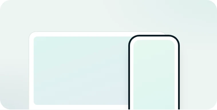 The same app on a laptop and a phone