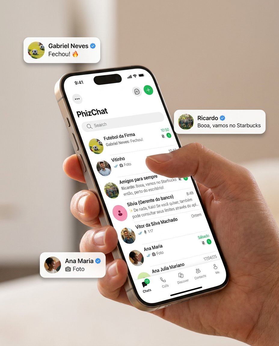 PhizChat - Mensageiro seguro brasileiro