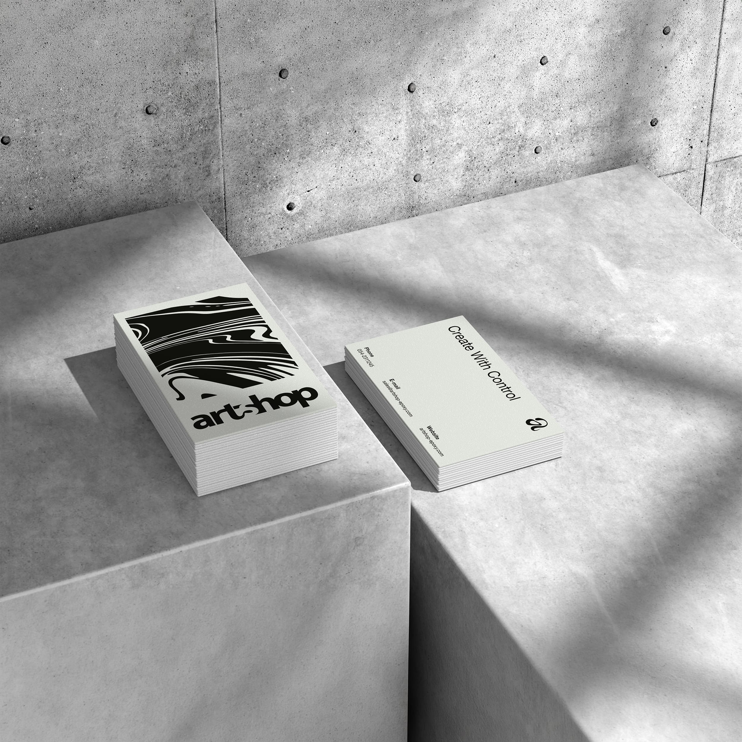 artshop business card