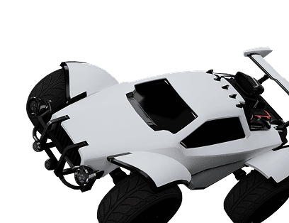 Rocket League White Octane