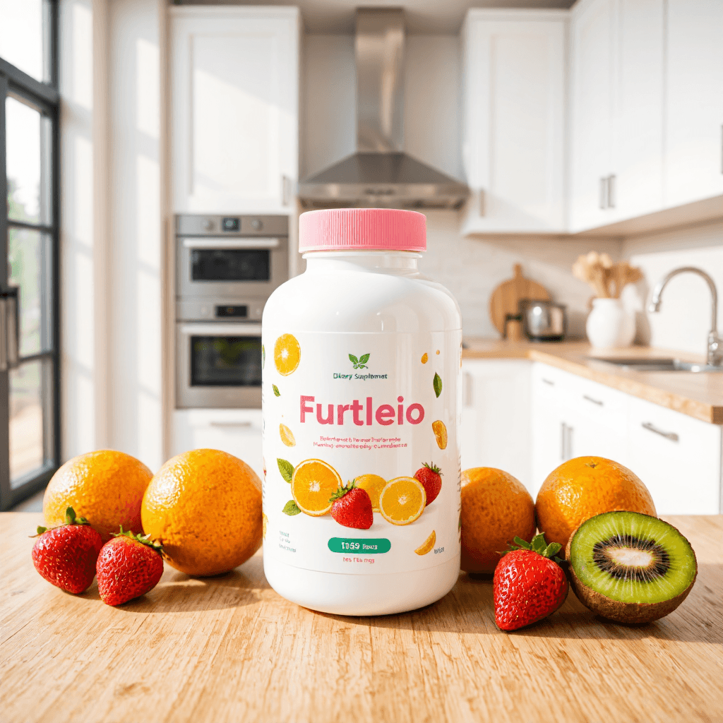 product photography of a bottle of dietary supplements