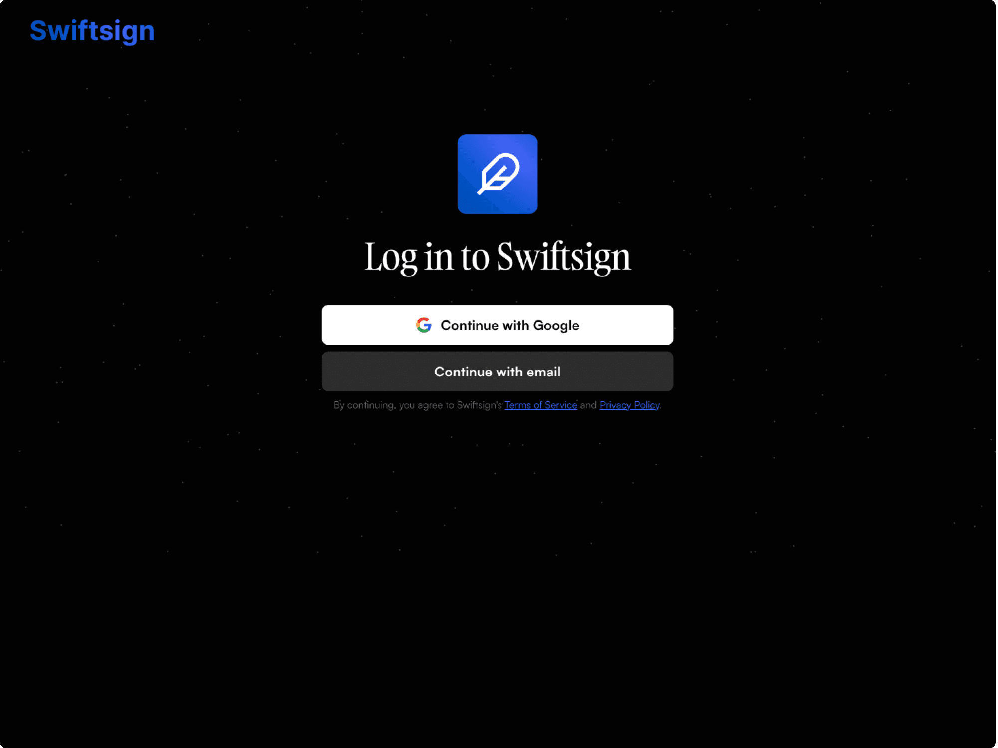 Swiftsign Website