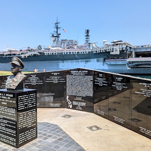 Views of the floating city the USS Midway