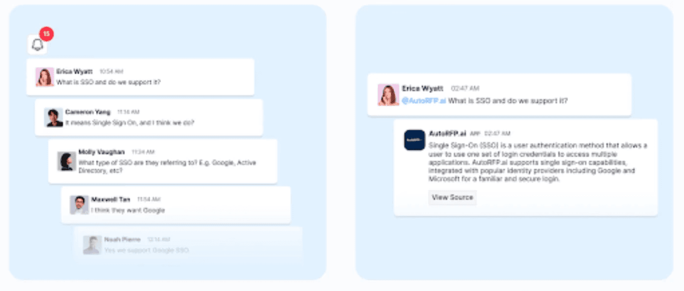 AI Q&A bot can pull a source-grounded answer in seconds