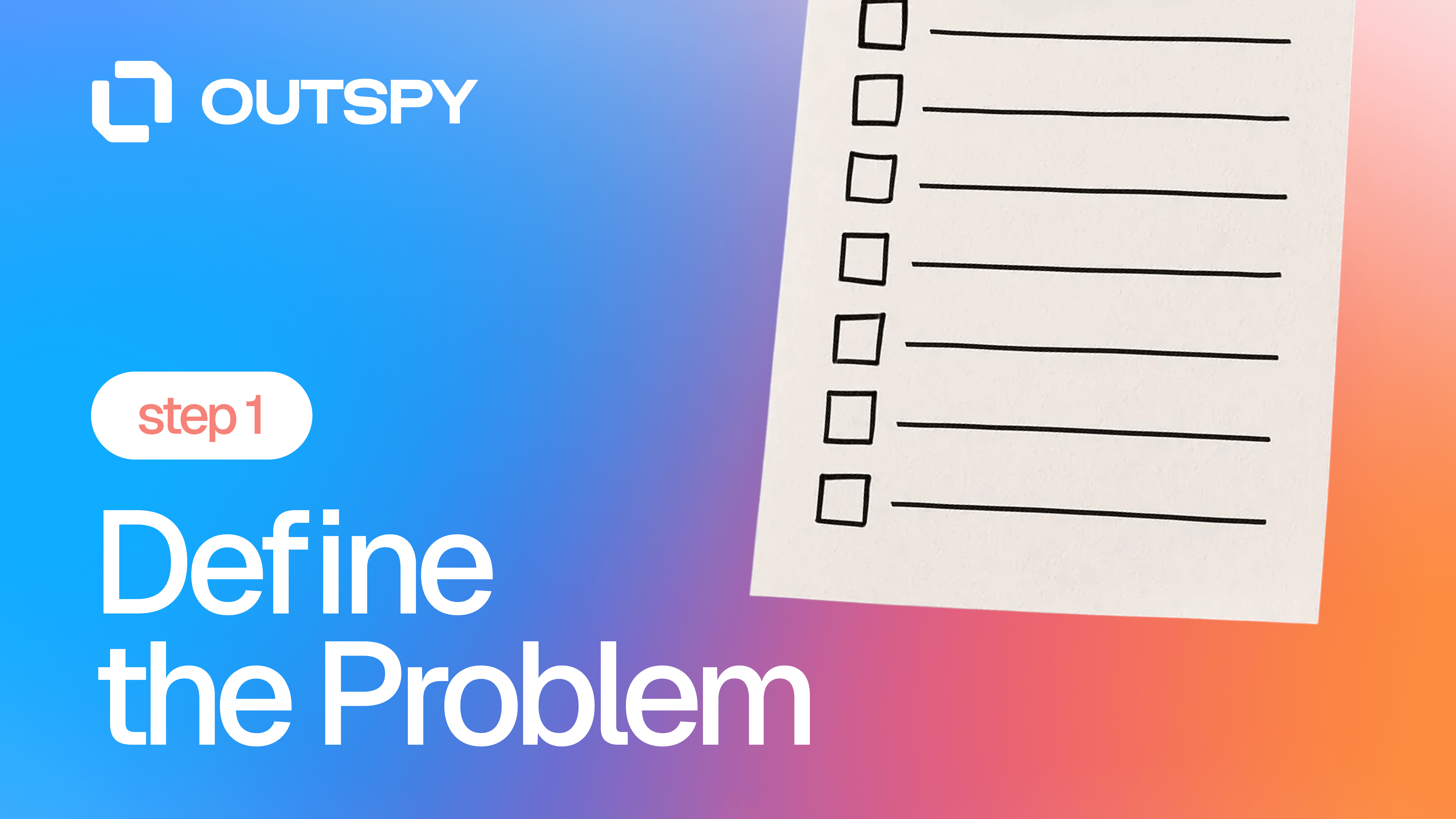 Illustration of defining a target customer's core problem and pain point for effective solution validation.