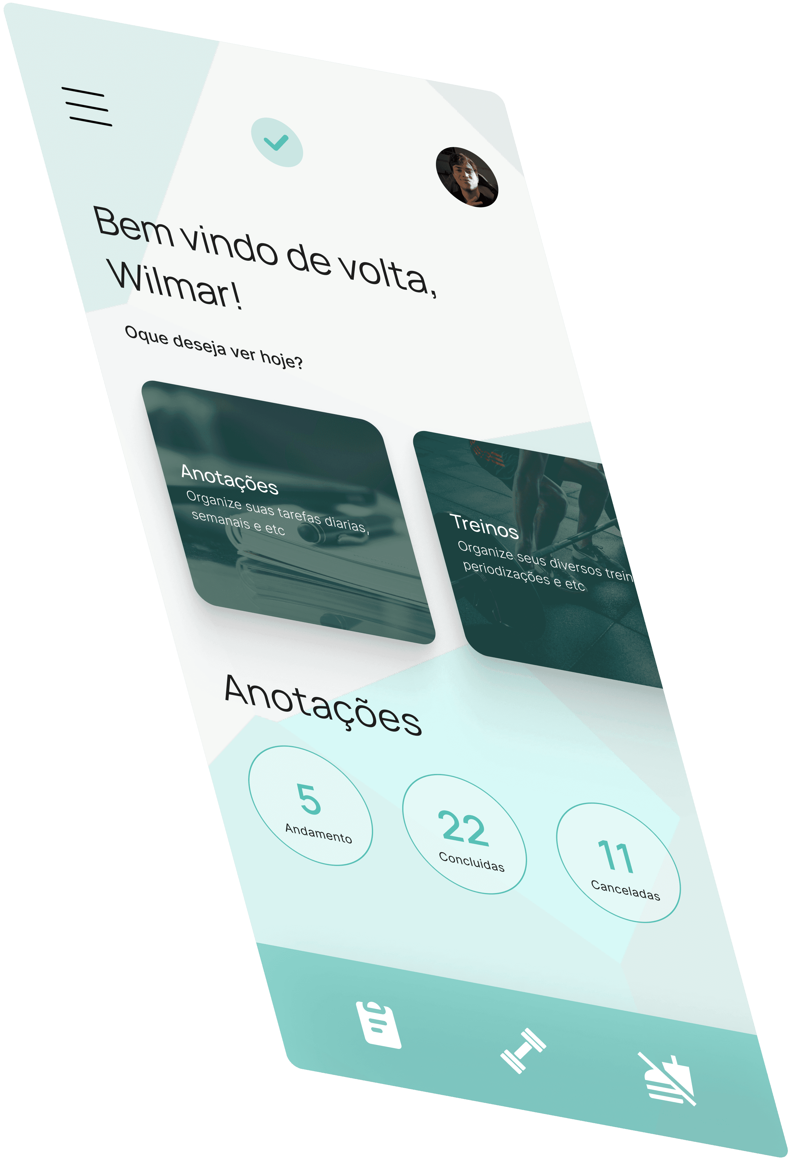Main screen print in the MyTasks app