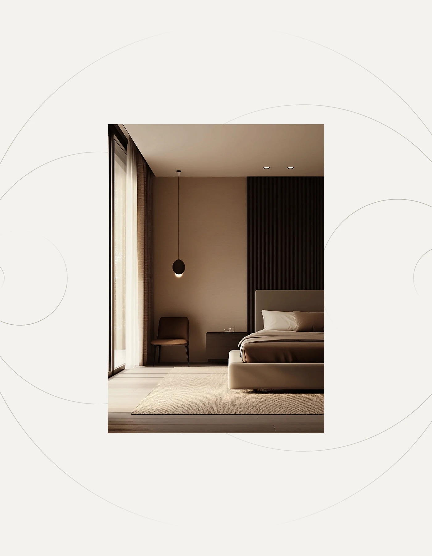 Luxury brand identity designed for an interior design studio