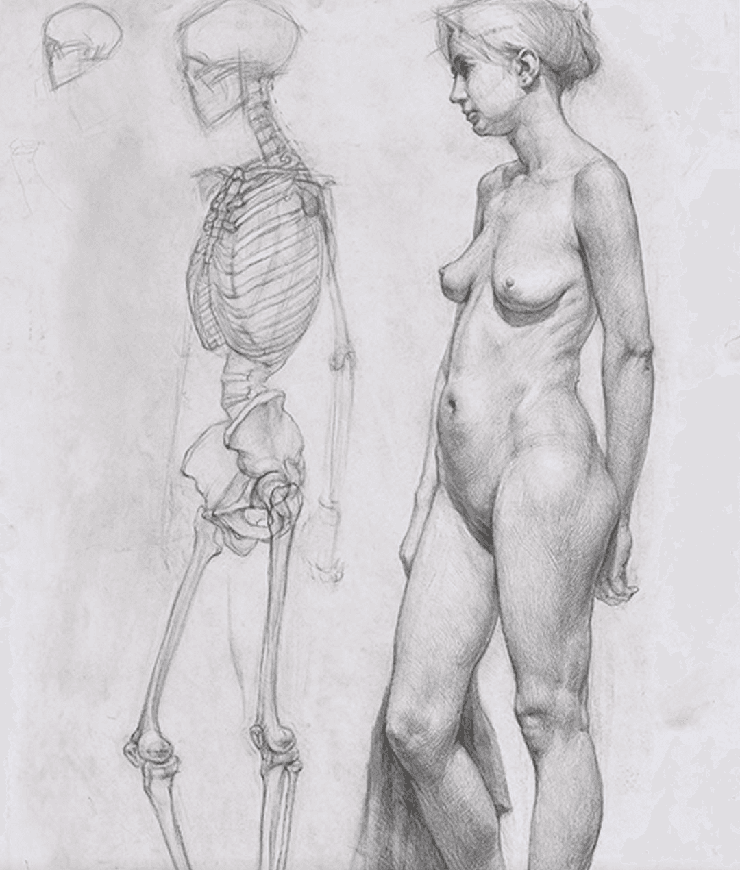 Young woman in colorful robe reads a book.