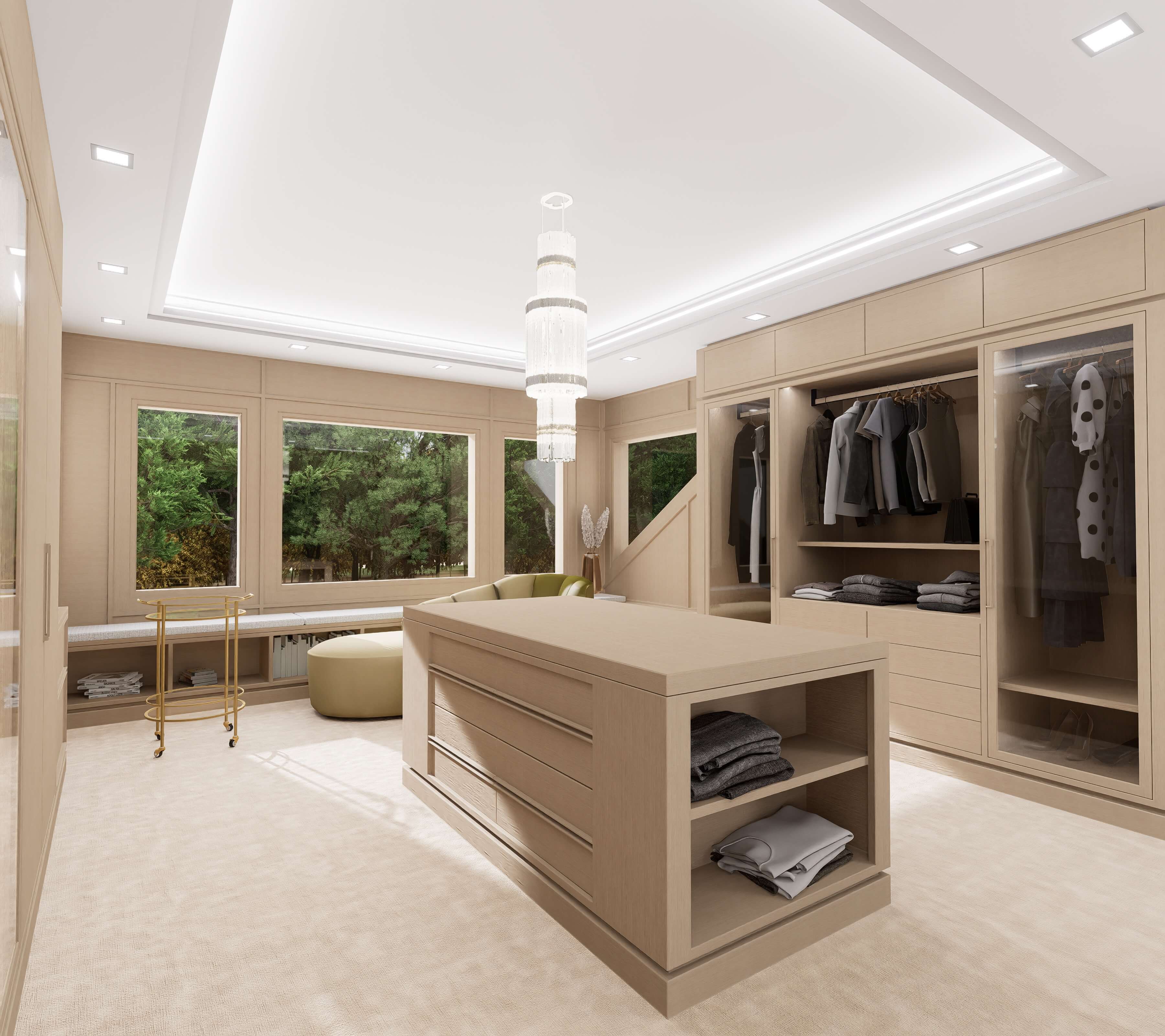 Master Closet Render