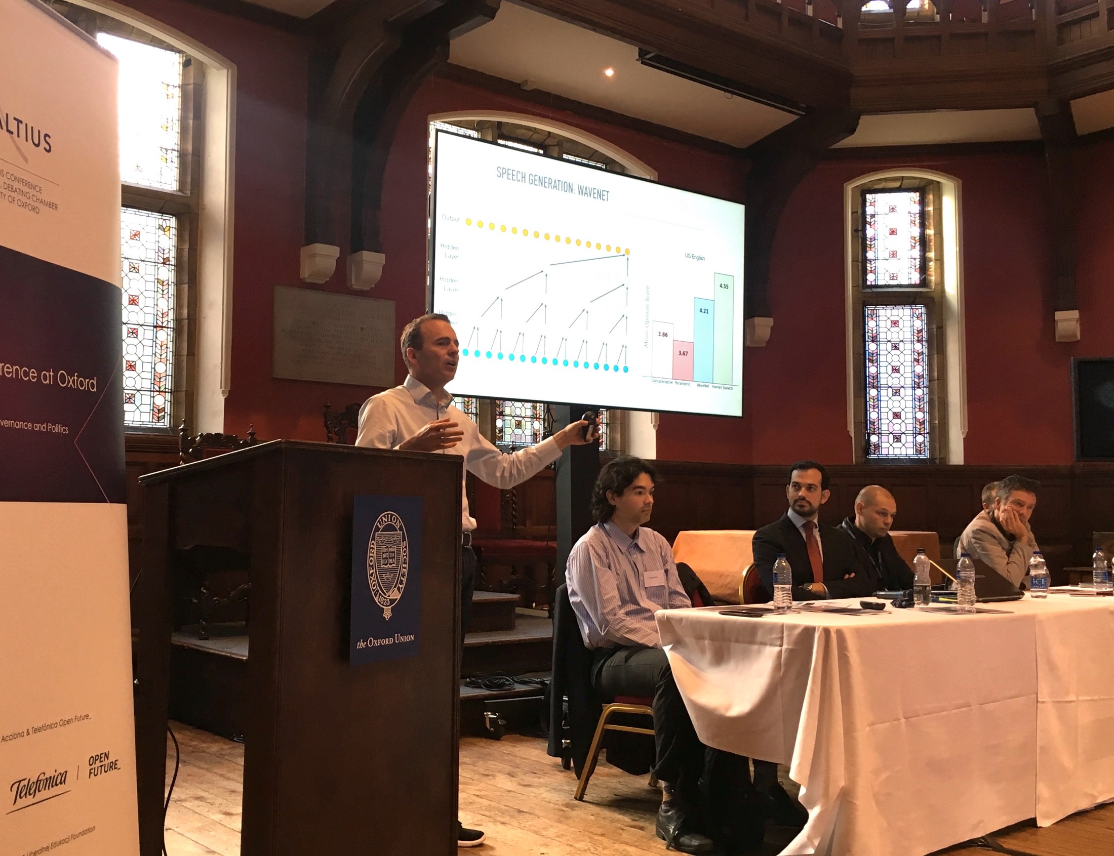 Shane Legg presenting WaveNet during The Brain of the Future.