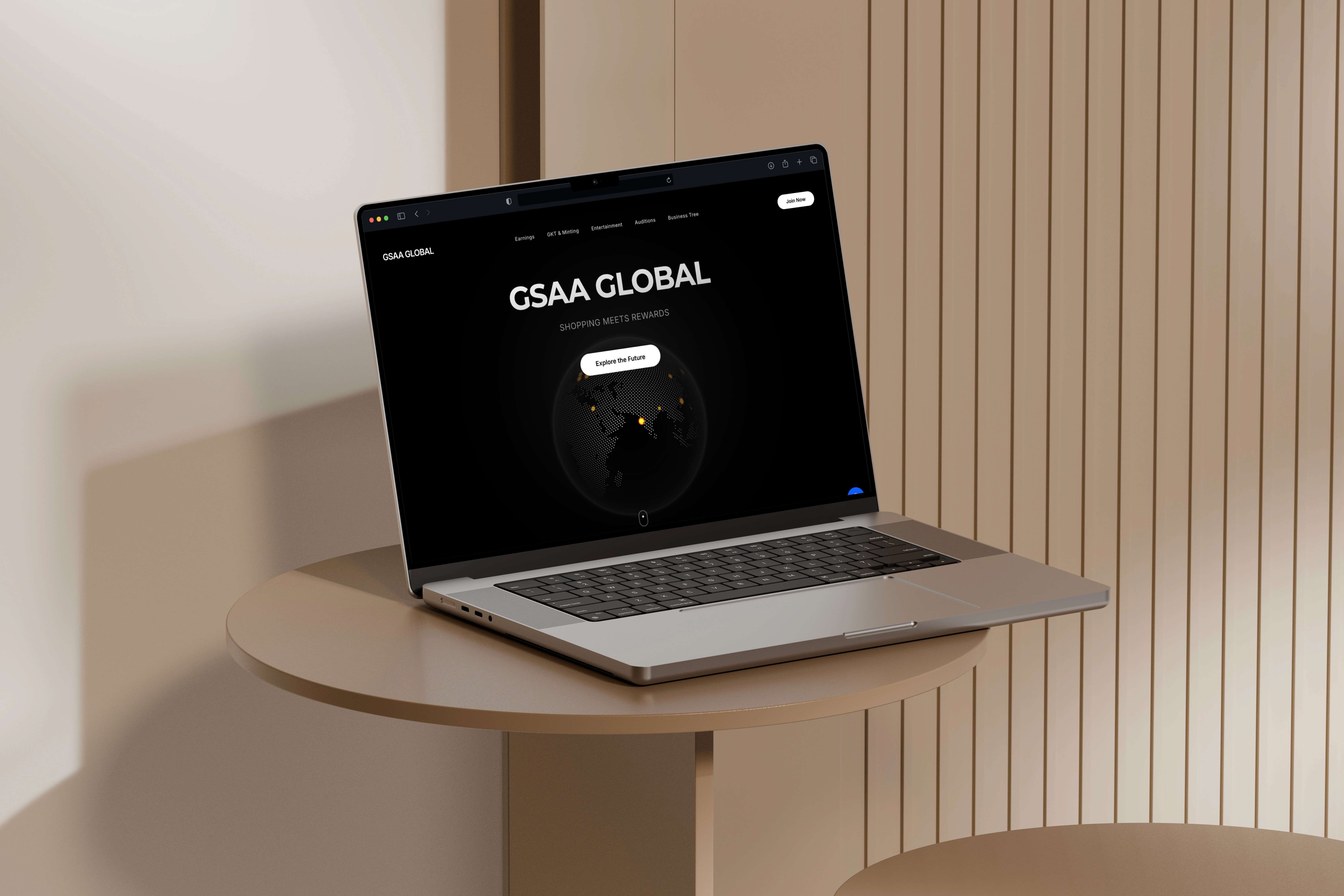 AI operations dashboard shown in a polished desktop display mockup