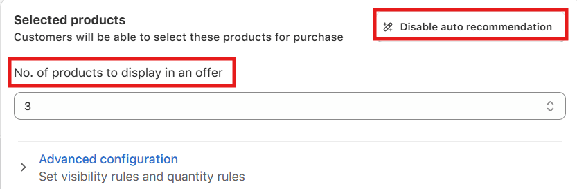 Auto product recommendation using Shopify Ai
