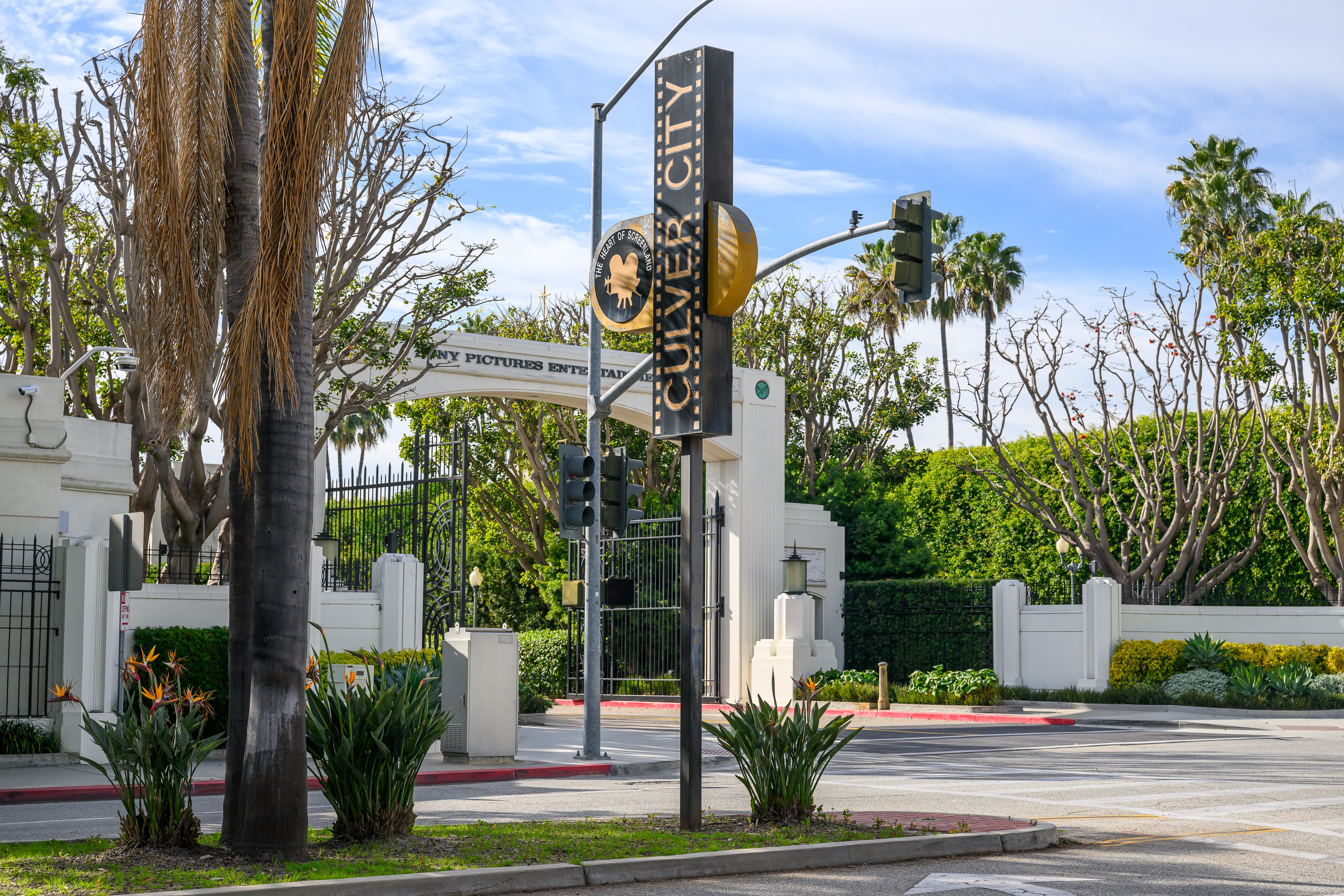 Street view of Culver City commercial corridor and mixed-use buildings tied to culver city multifamily development
