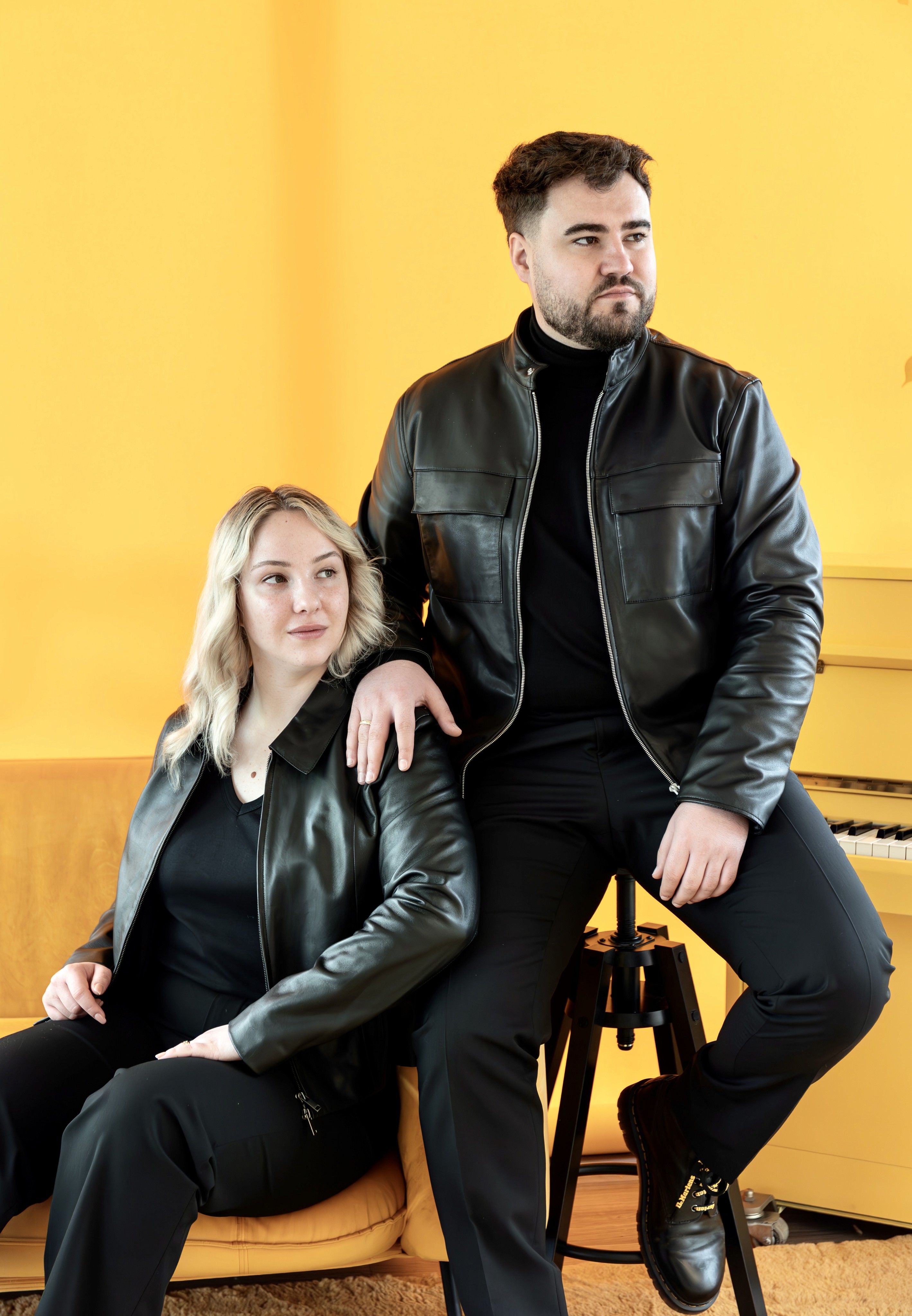 The founders couple, Heidi and Eduard