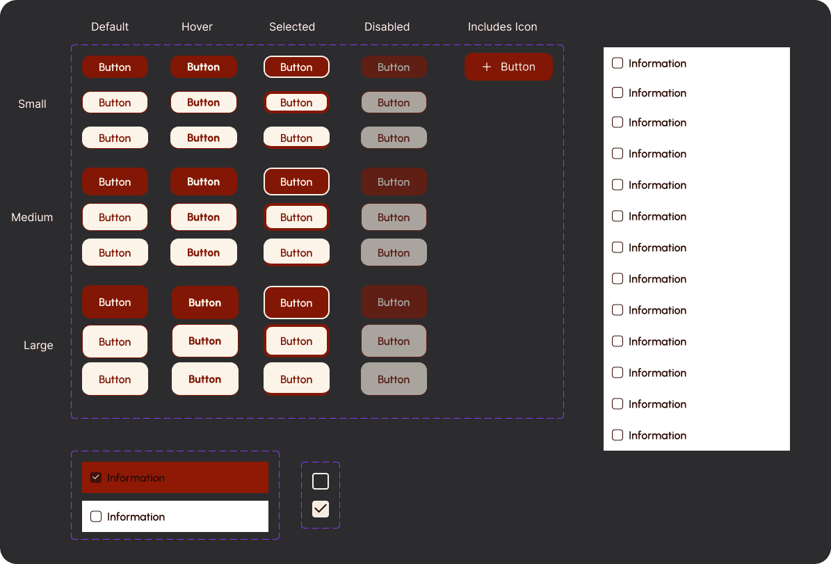 Design Component System for Halal Bros 2 Go prototype